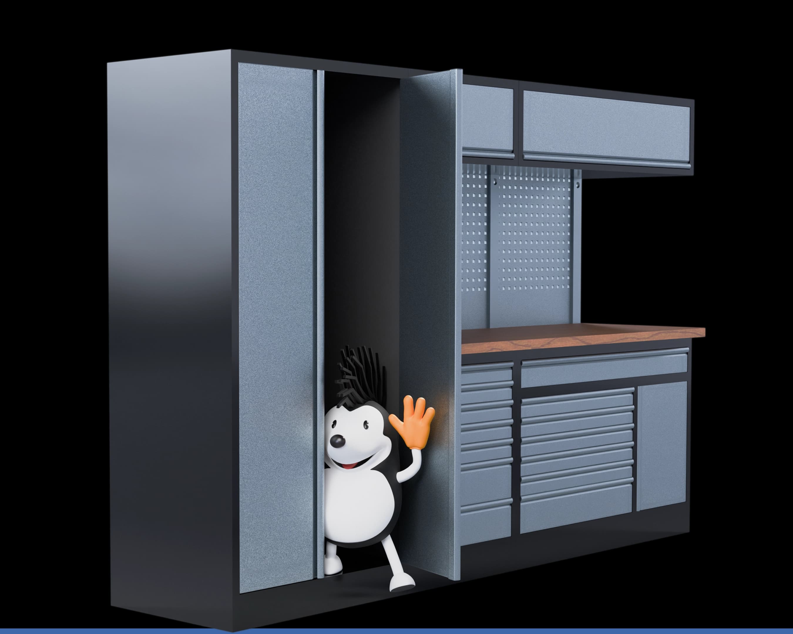 Kunzer Werkstattmodul mit Igel Eddy